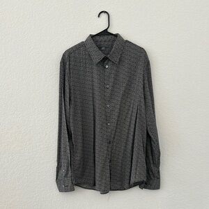 John Varvatos Black Casual Button Down Shirt